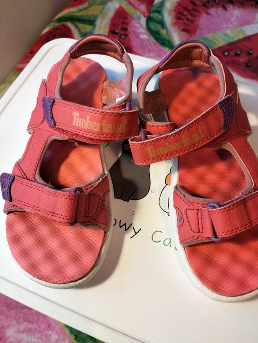 różowe dziewczęce sandałki Timberland Perkins Row Strap Dark Pink