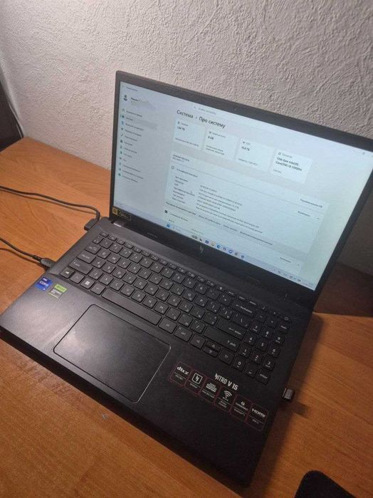 Ноутбук Acer Nitro V 15 ANV15-51 | i9-13900H / RTX 4060 8GB / 2TB SSD / 16GB DDR5
