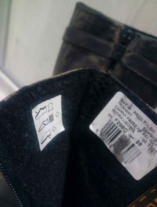 NOWE kozaki damskie-   skóra naturalna  rozmiar 39