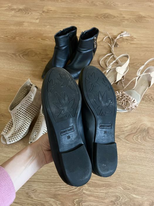 Paka butów wyprzedaż, szpilki, botki, baleriny, r 38, 39