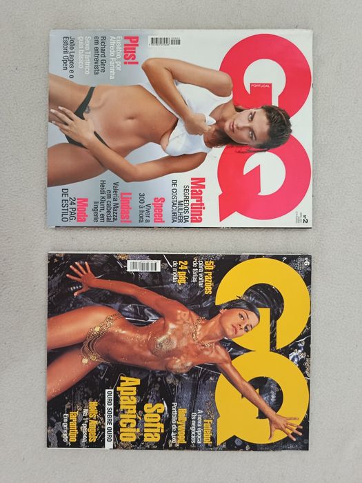 Lote  de  11  Revistas ( GQ )  impecáveis
