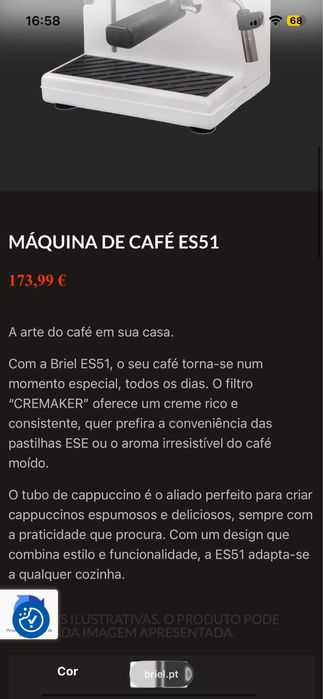 Maquina Café Briel Classic