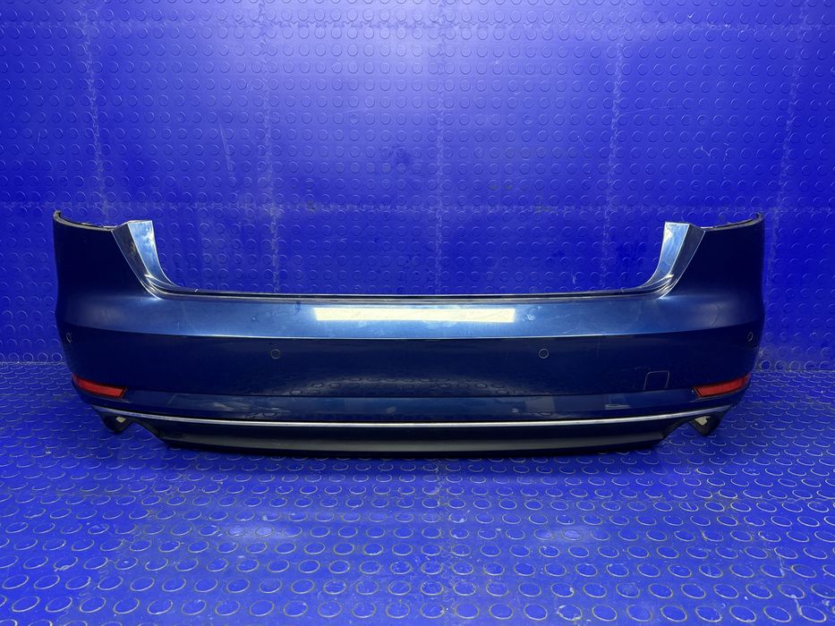 ZDERZAK tylny kompletny chrom PDC AUDI A4 B9 SEDAN oryginał LX5Q