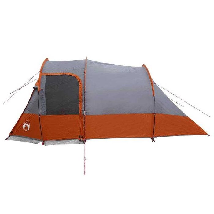 Tenda Túnel Cinza e Laranja 390x215x152 cm