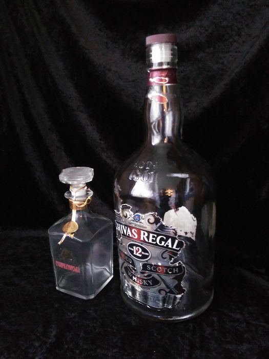 бутылки штофы графины стекло