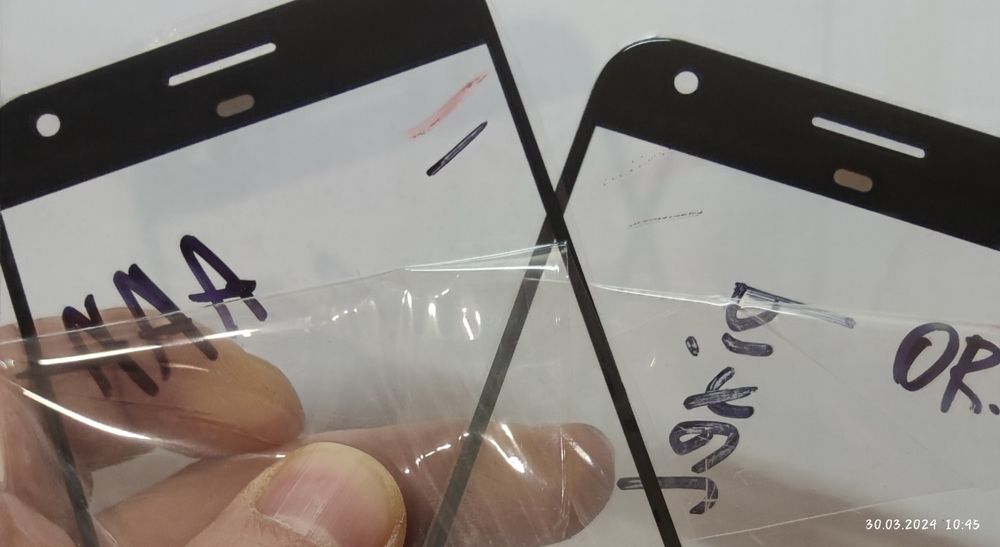 Стекло для переклейки, ремонта Google pixel без оса пленки.Не защитное