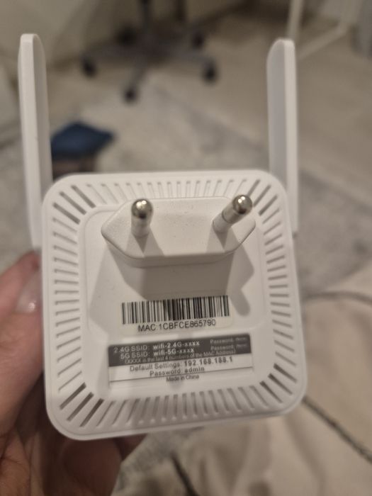 Репітер Wi-Fi 1200 Мбіт/с 5ГГц, 2,4. Підсилювач сигналу WIFI.