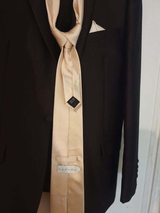 Fato completo Blazer e Calça, Castanho escuro. Marca Elizabeth Videira