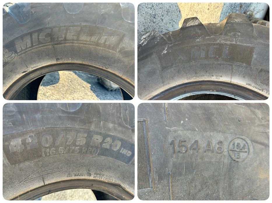 Opona Rolnicza 420 75 R20 420/75R20 16.5 75 R20 16.5/75R20 MICHELIN