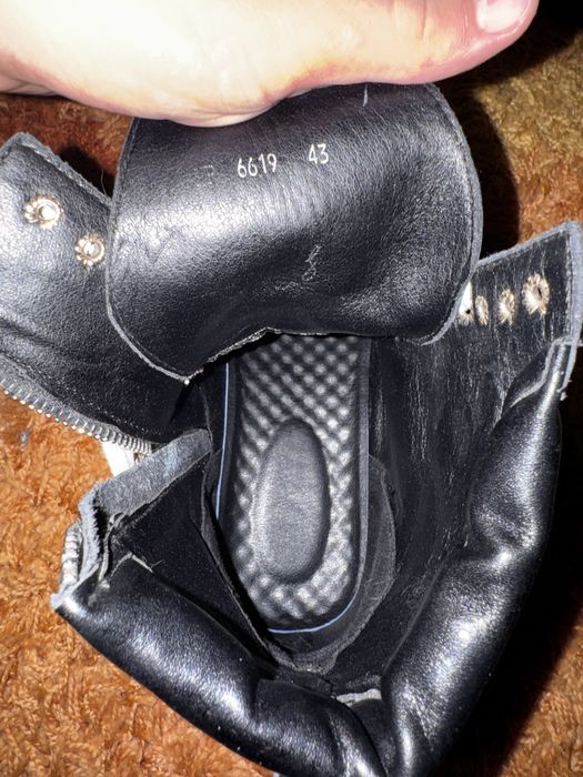 обувь rick owens bozo leather boots но без логотипа