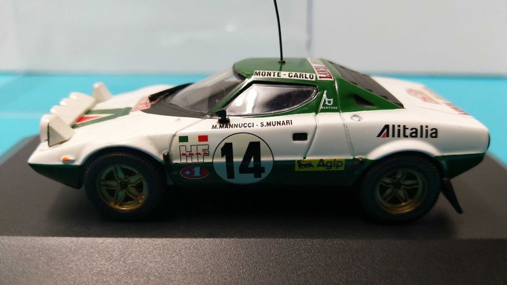 Lancia Stratos #14 S. Munari: Winner Rally Monte Carlo 1975 - Minichamps escala 1/43