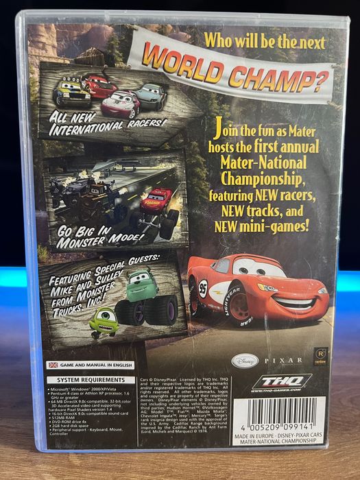 Cars Auta Mater-National Championship gra (PC EN 2007) DVD premierowa