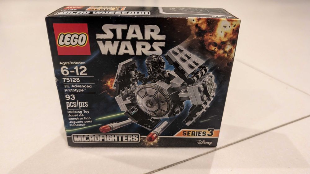 Lego Star Wars 75128 TIE Advanced Prototype - Novo Selado