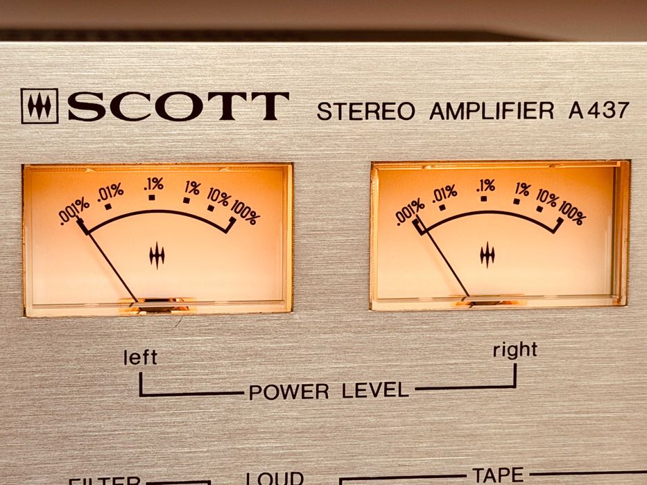 ‼️ Scott A437 интегральник 2×42Вт США/Япония 1977 серия Alpha с pre-out ℹ️ оригинал, идеал, обслужен