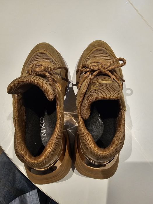 PINKO buty damskie, musztardowe, rozmiar 37