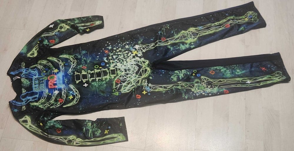 strój kościotrupa kościotrup szkieletor halloween 160j