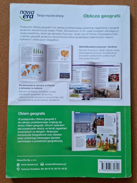 Podręcznik do geografii "Oblicza geografii 2"