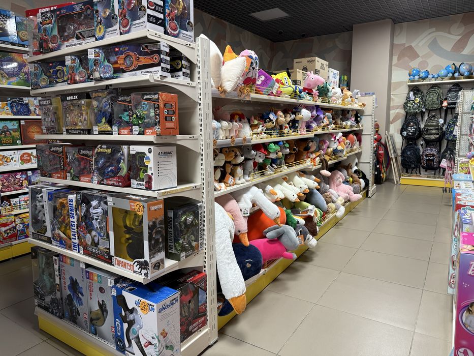 Стелажі торгові