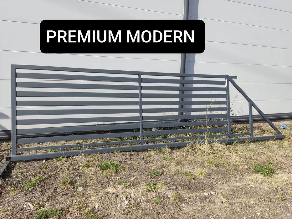Brama przesuwna panelowa 4mx1,72m, ocynk ogniowy+RAL, inne modele