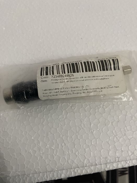 Extensão/adaptador para parafusadora ou berbequim.