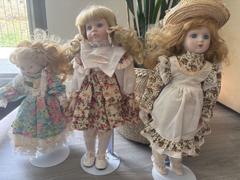 bonecas de porcelana de coleçao