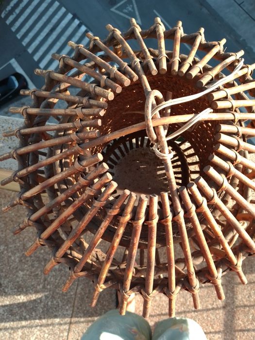 Do you want 1 rustic vintage lamp? Lamp Verga Straw 15E-Jar 12E From 2E64729511259137121