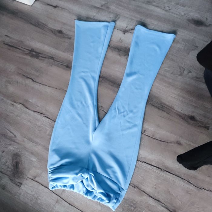 Spodnie dzwony viscoza