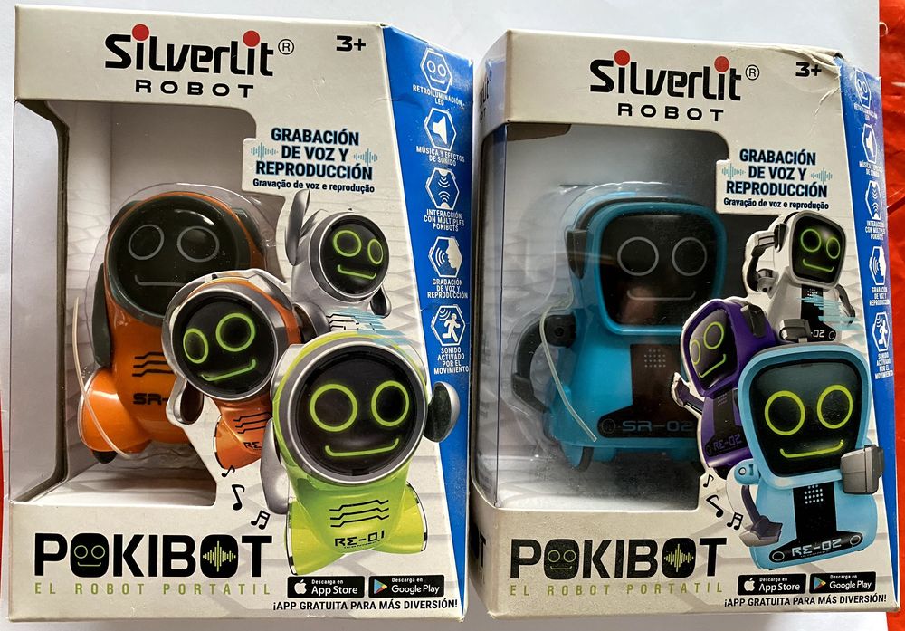 Robô Silverlit Pokibot novo (várias funcionalidades)
