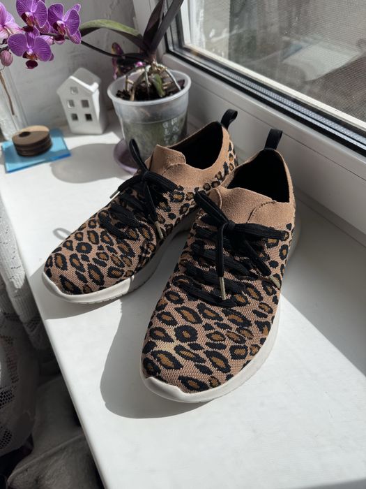 Жіночі кросівки Skechers Ultra Flex (леопардовий принт, Memory Foam) 40 41р. Устілка 26,5см оригінал