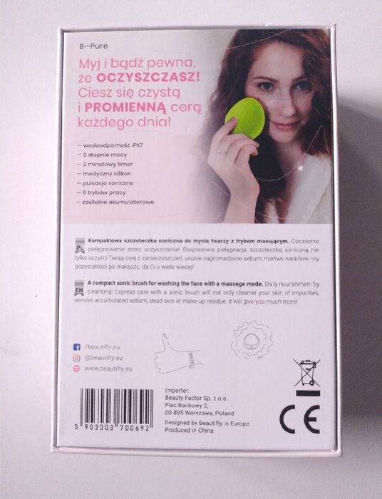 Szczoteczka soniczna do twarzy BEAUTIFLY B-PURE