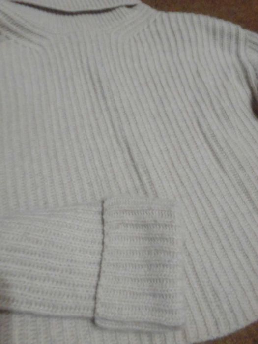 Свитер H§М женский укороченный (кроп)wool/cashmere.