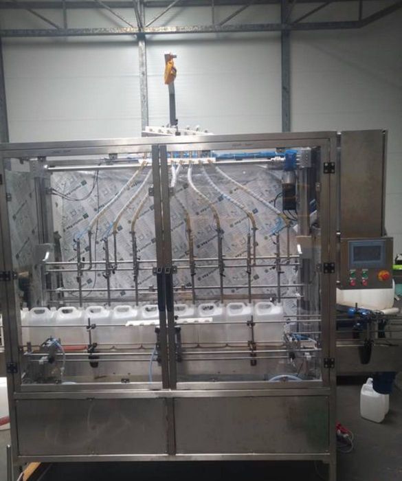 NOWA Nalewarka full automat -8 nalewaków, servo, PŁYNY ,SOKI, MYDŁA