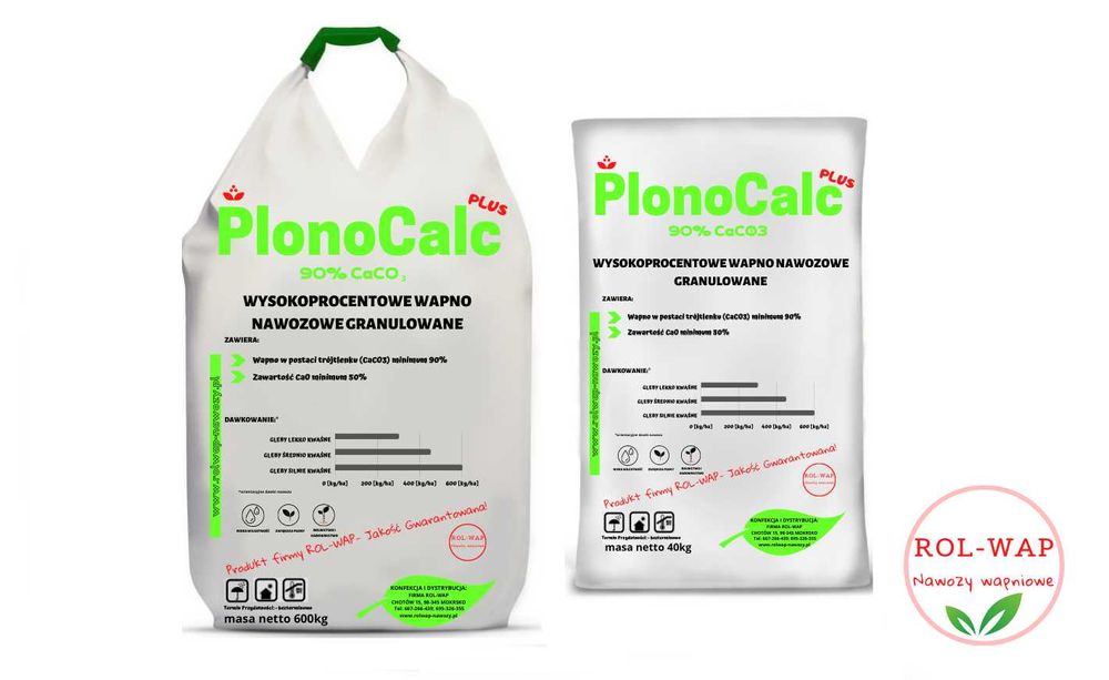 Wapno Granulowane Nawozowe Kreda PRODUCENT