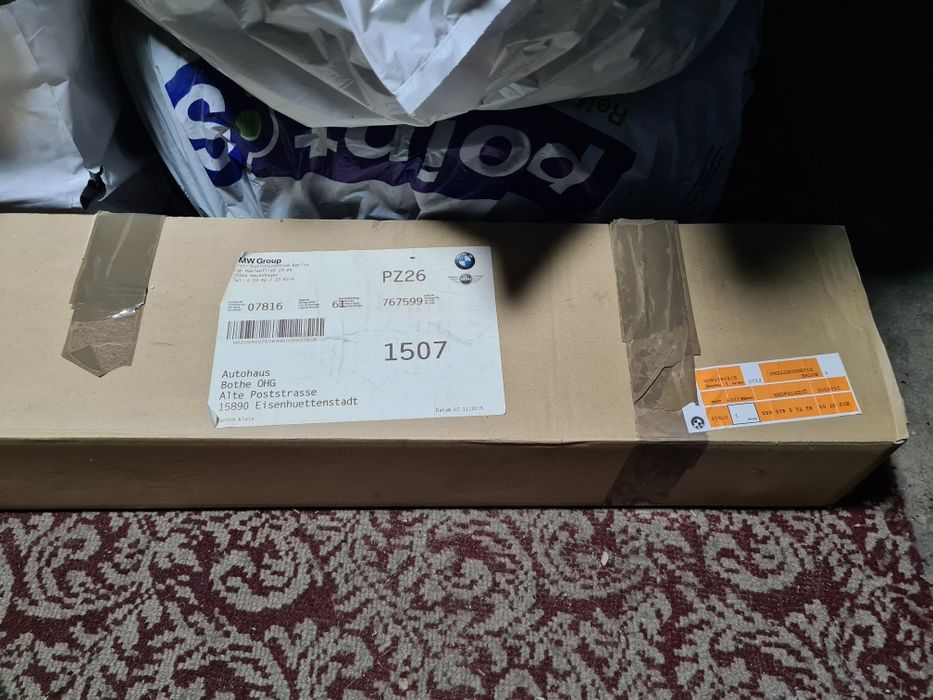 Belki na relingi dachowe, oryginał BMW.3. combi tourning E91 jak nowe