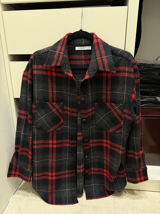 Сорочка в клітинку червона (тепла) бренд Pyjamaz (dear sienne)