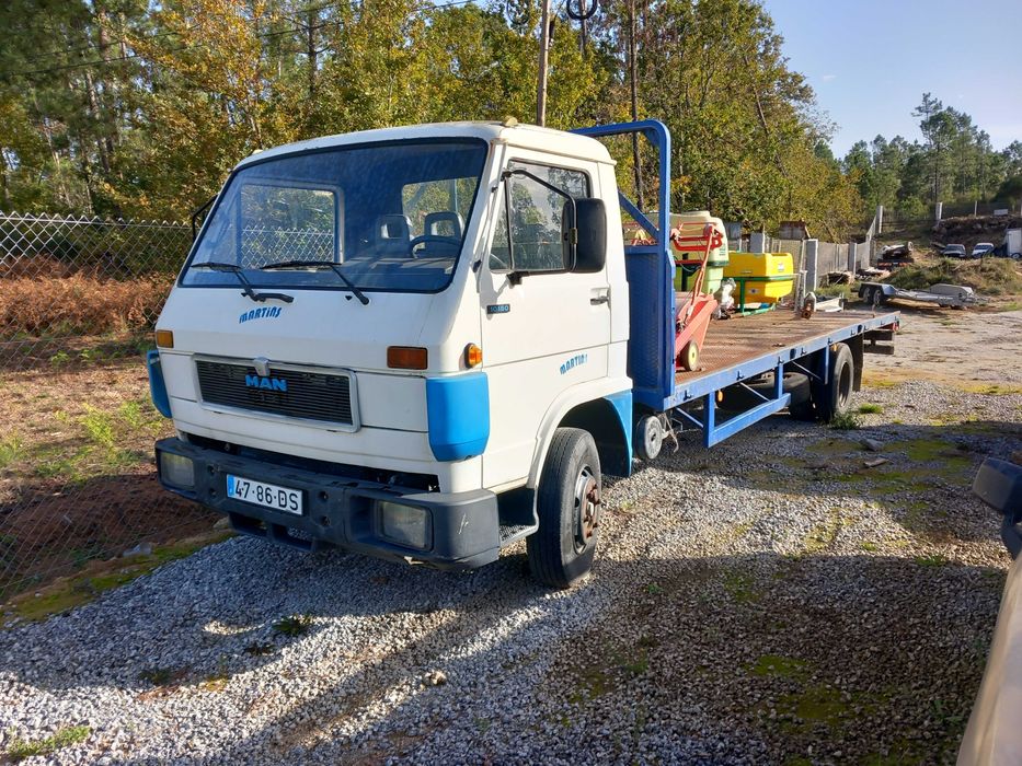 Porta -Máquinas com guincho,  Man 11 toneladas
