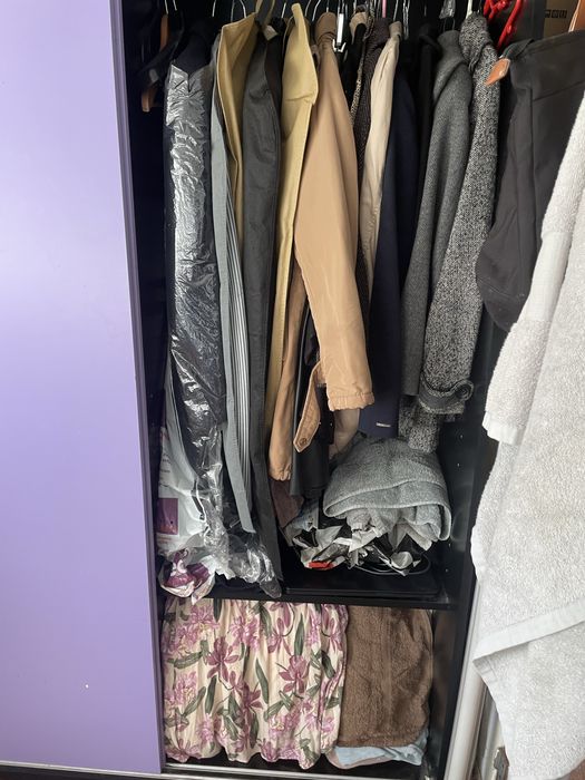 Guarda fato roxo