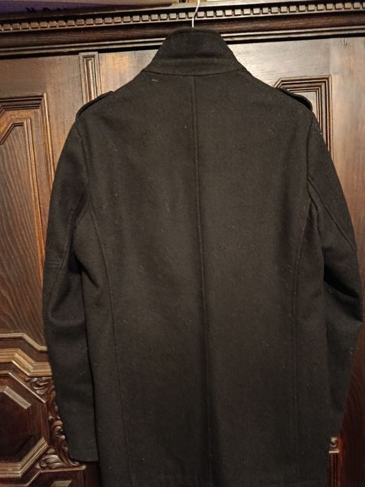 Casaco de homem de fazenda preto