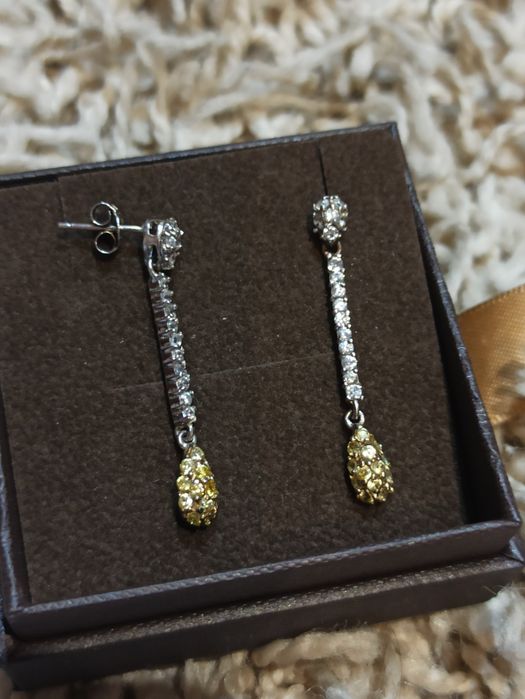 Zestaw kolczyki i wisiorek