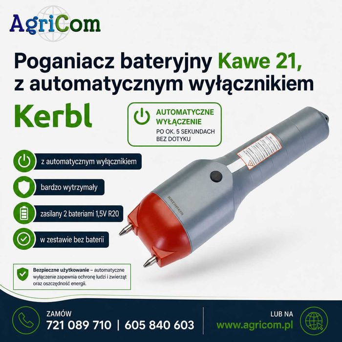 Poganiacz elektryczny bateryjny KAWE 21, 5000 V