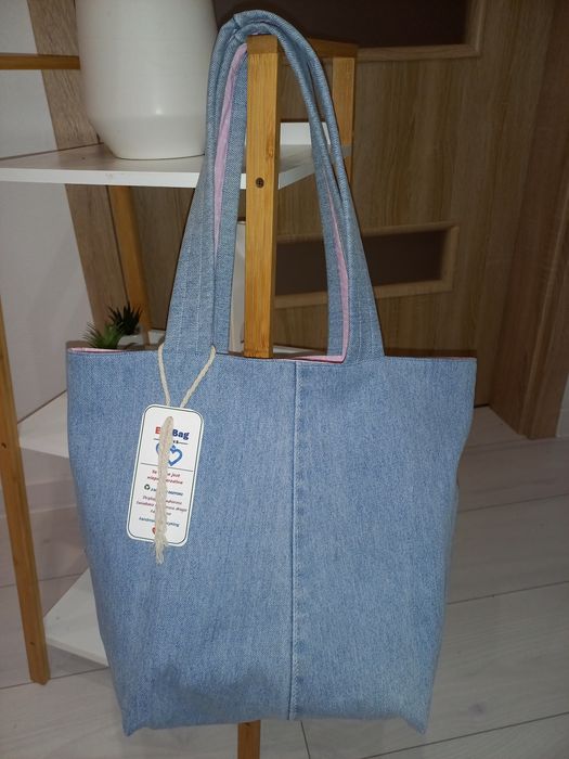 Torba z dżinsu handmade
