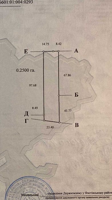 Земельна ділянка під забудову, 70 км від Києва. 25 соток
