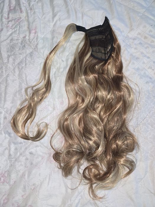 Doczep clips długi balejaż blond