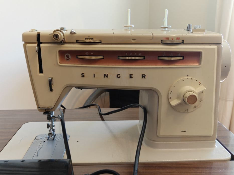 Singer máquina costura rigorosamente impecável