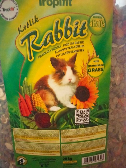 Karma dla królika Tropifit worek 19 kg