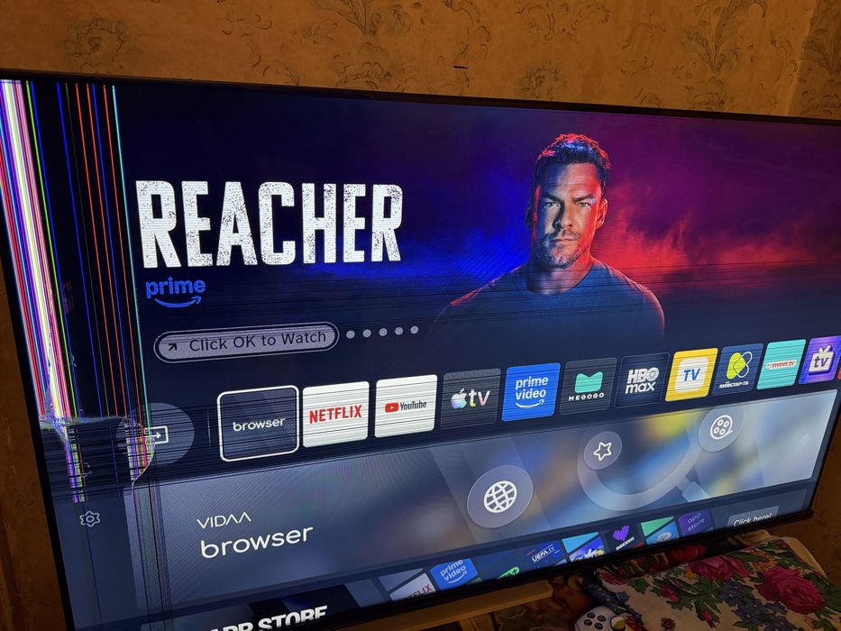 Телевизор Hisense 50A6N 50" на запчасти / под восстановление (коробка)