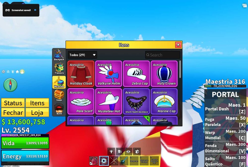 CONTA BLOX FRUITS HIGH-END | nível maximo (MAX) | 10.8M bounty | dark blade