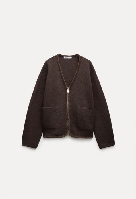 Бомбер зі 100 % вовни zara