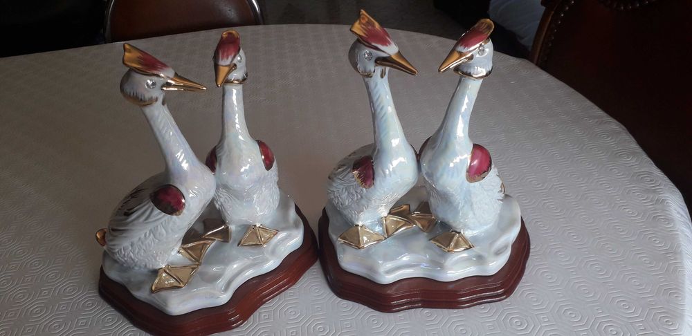 Peças de decoração pássaros