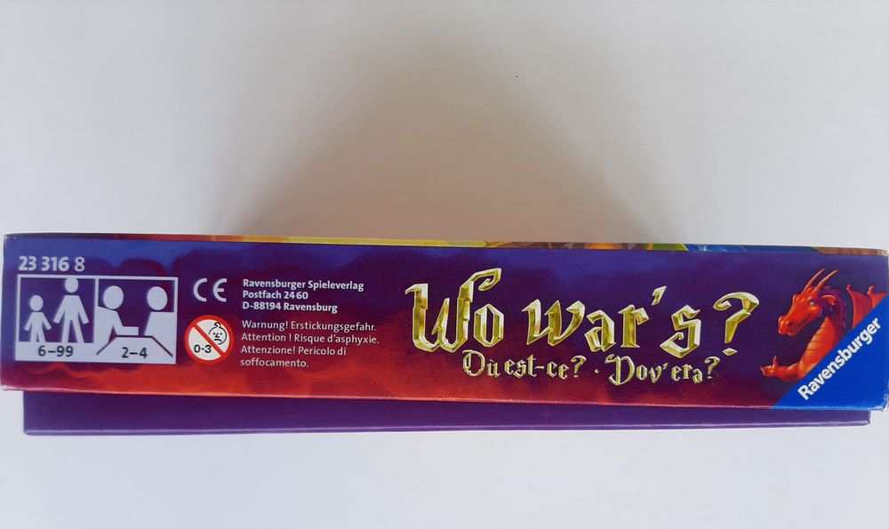 Развивающая настольная игра "Где это было?" Wo war's?